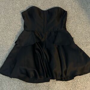 Black Strapless Dress